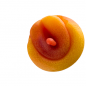 Preview: Friedrichshain Kerze in Stabform, orange